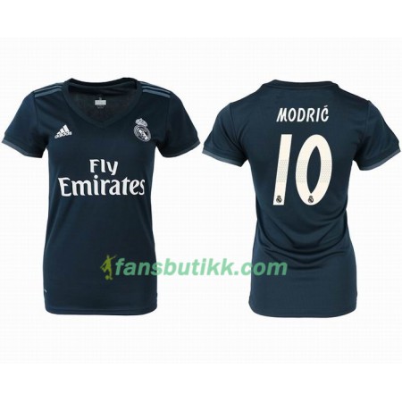 Fotballdrakt Real Madrid MODRIC 10 Dame Bortetrøye 2018-2019 Kortermet
